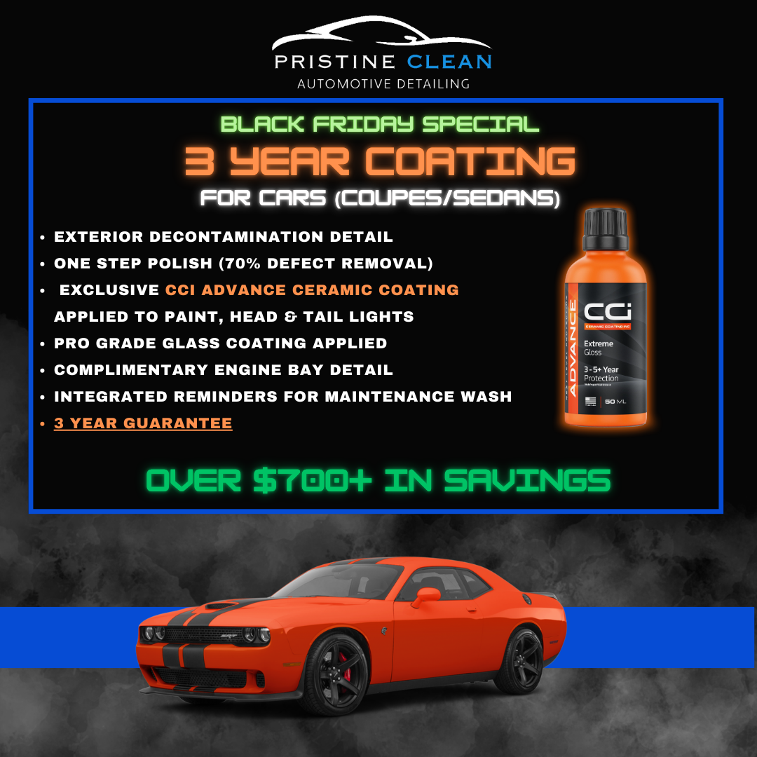 3 Year Ceramic Coating Package - Coupe & Sedan