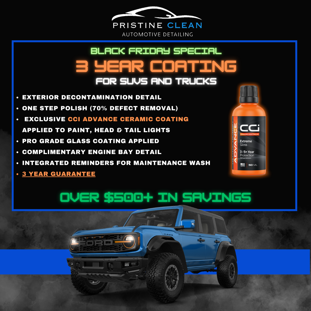 3 Year Ceramic Coating Package - SUV & TRUCKS