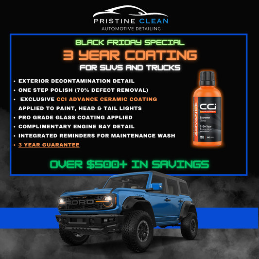3 Year Ceramic Coating Package - SUV & TRUCKS